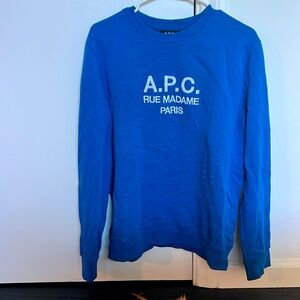 A.P.C. Blue sweatshirt size Large